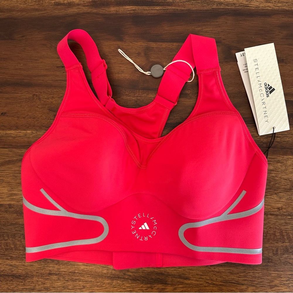 Adidas by Stella McCartney TruePace Bra in Pink.